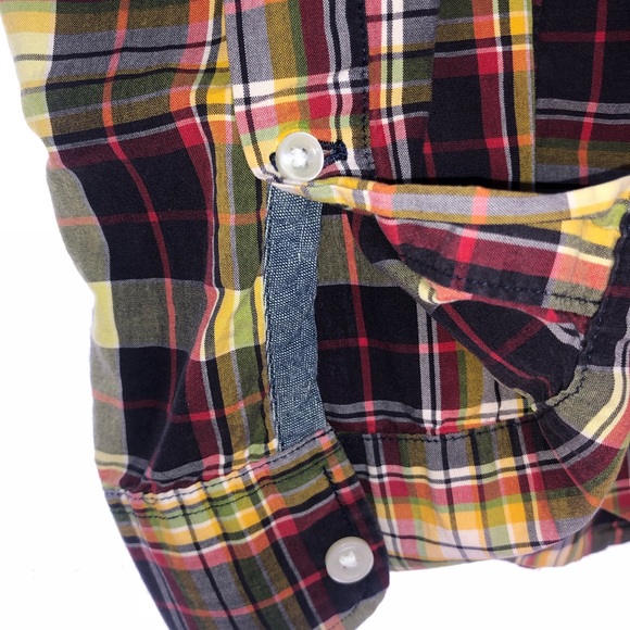 Jcrew Plaid Button Down Shirt Size M - Picture 2 of 6